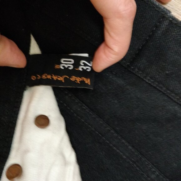 Nudie Jeans Lean Dean 30x32 Dry Black Selvage - Picture 5 of 7